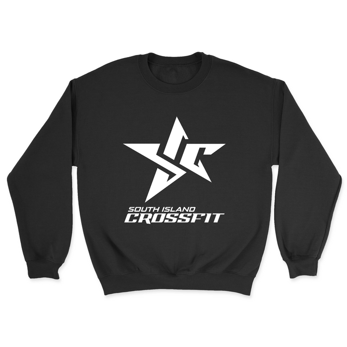 Mens 2X-Large BLACK Midweight Sweatshirt