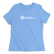 Womens 2X-Large CAROLINA_BLUE Relaxed Jersey T-Shirt