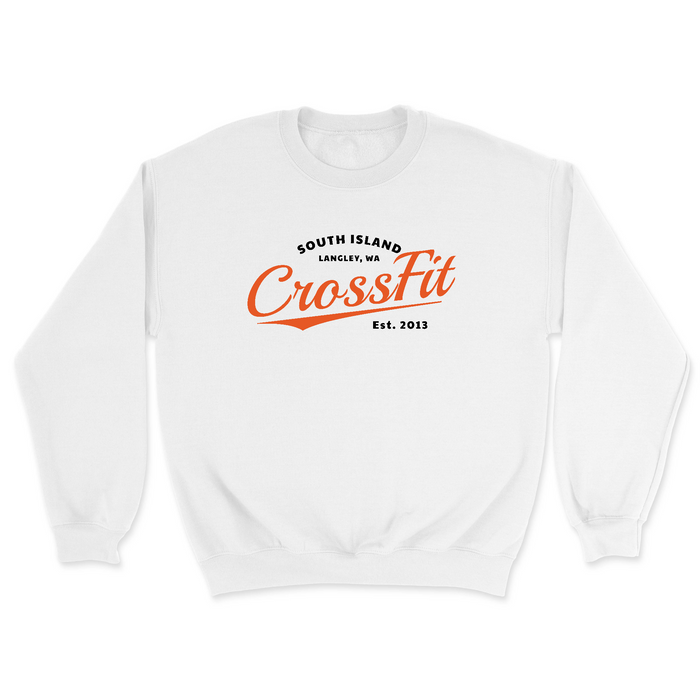 Mens 2X-Large WHITE Midweight Sweatshirt