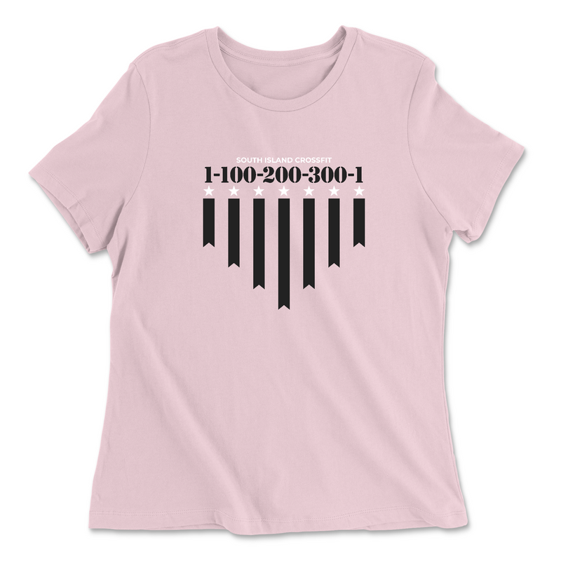 Womens 2X-Large PINK Relaxed Jersey T-Shirt