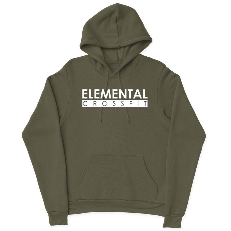Elemental CrossFit White Mens - Hoodie
