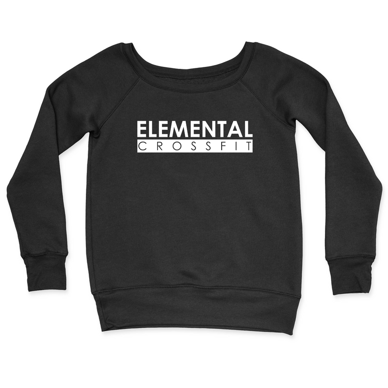 Elemental CrossFit White Womens - CrewNeck