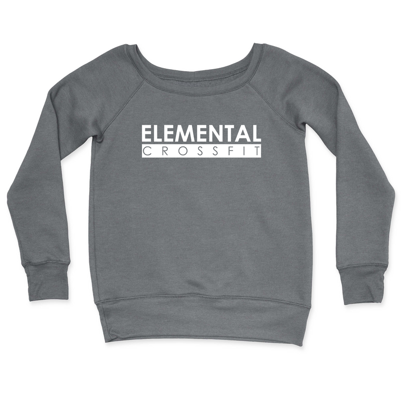 Elemental CrossFit White Womens - CrewNeck
