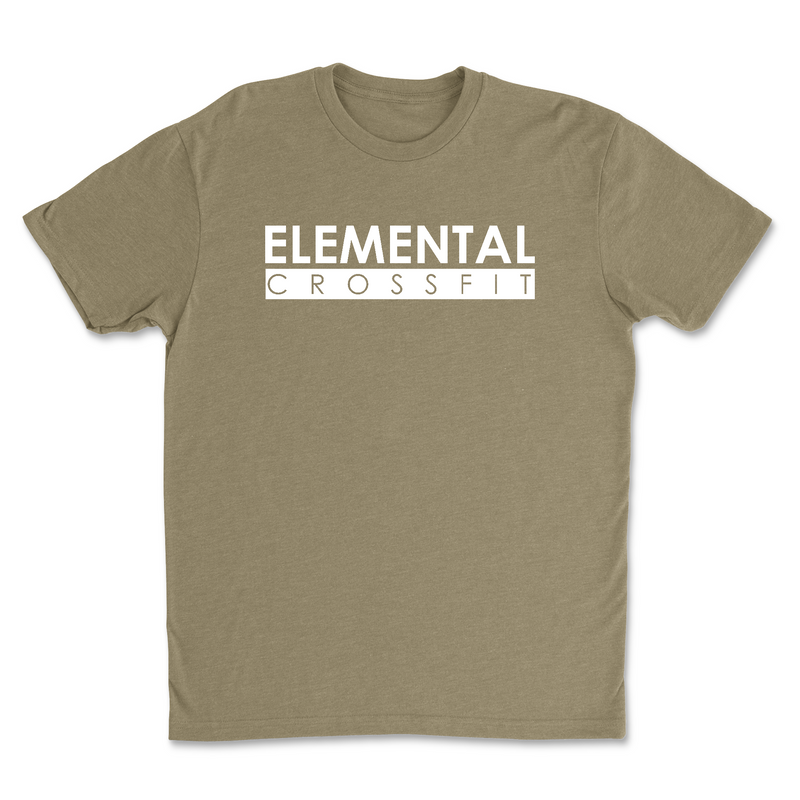 Elemental CrossFit White Mens - T-Shirt