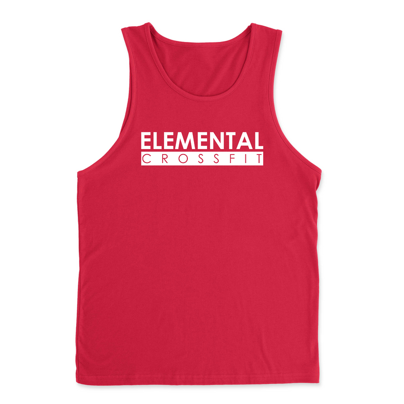 Elemental CrossFit White Mens - Tank Top