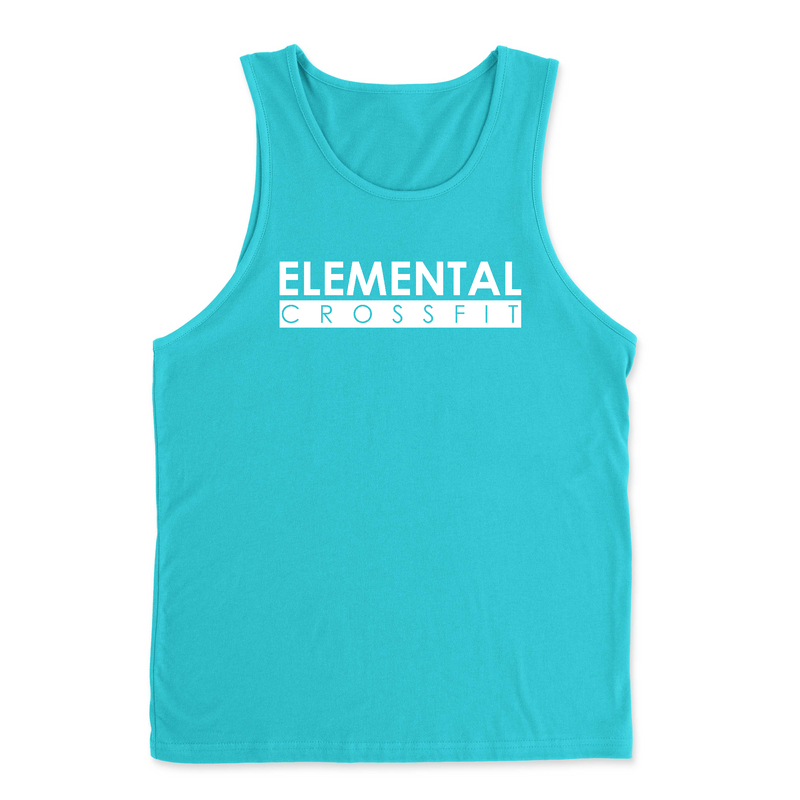 Elemental CrossFit White Mens - Tank Top