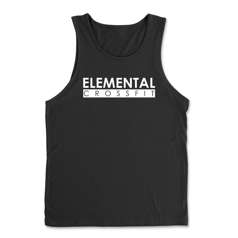 Elemental CrossFit White Mens - Tank Top