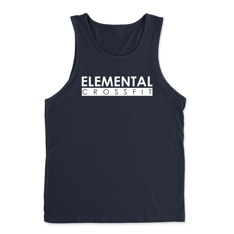 Elemental CrossFit White Mens - Tank Top