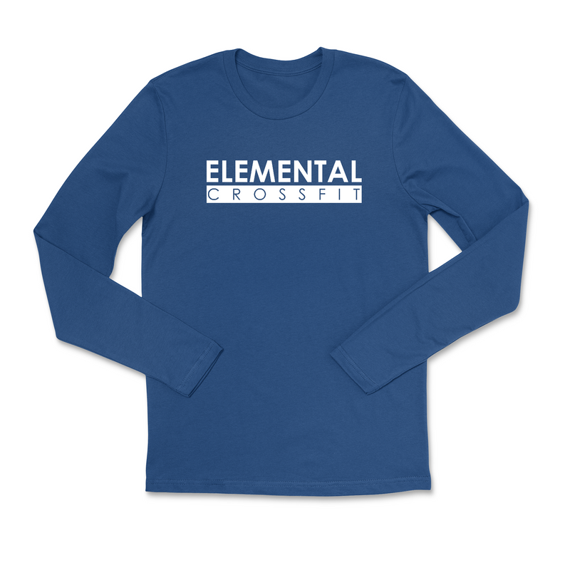 Elemental CrossFit White Mens - Long Sleeve