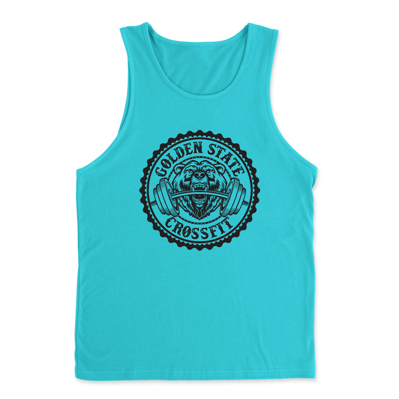 Mens 2X-Large TAHITI_BLUE Tank Top