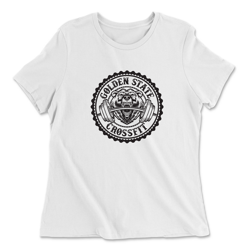 Womens 2X-Large WHITE Relaxed Jersey T-Shirt