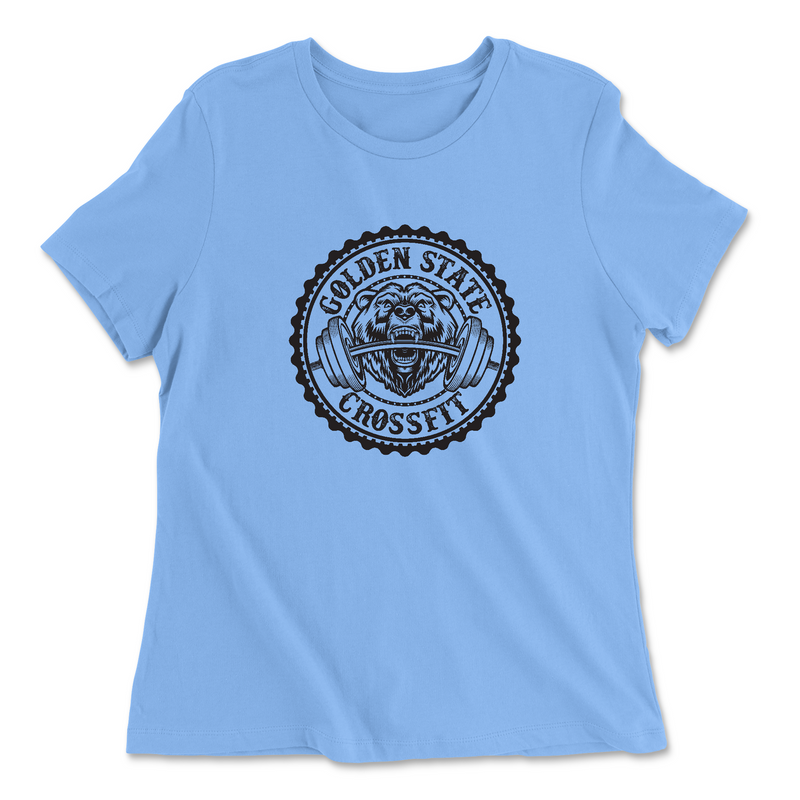 Womens 2X-Large CAROLINA_BLUE Relaxed Jersey T-Shirt