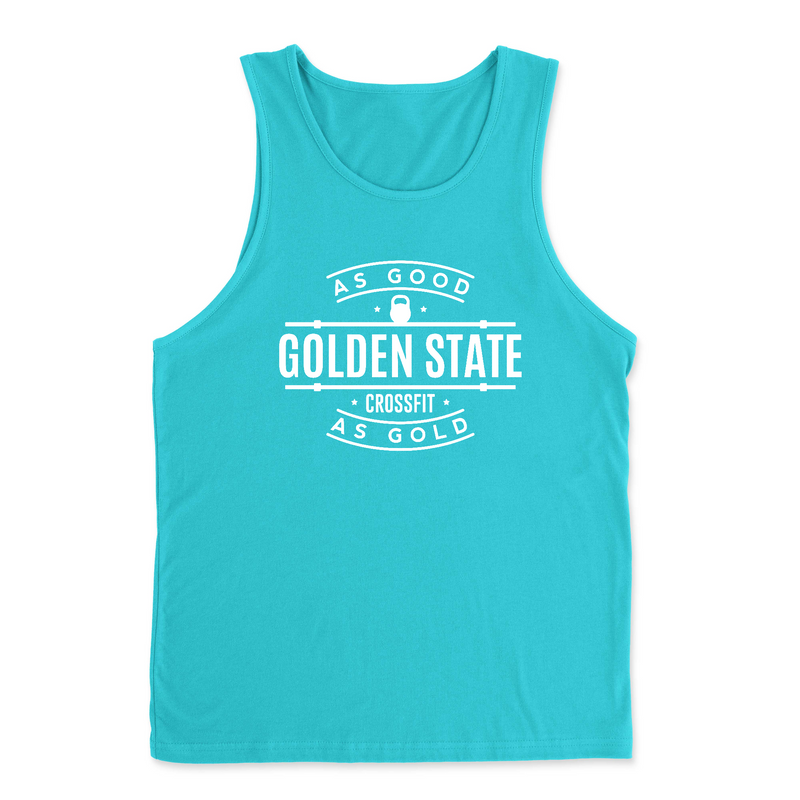 Mens 2X-Large TAHITI_BLUE Tank Top