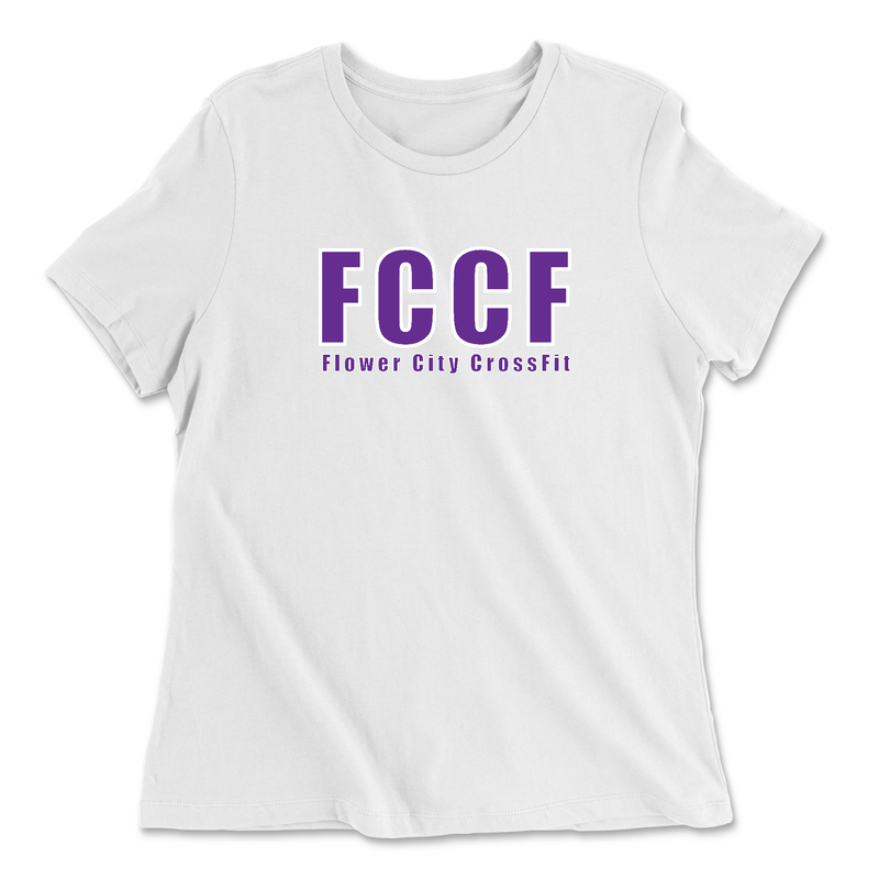 Womens 2X-Large WHITE Relaxed Jersey T-Shirt