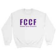 Mens 2X-Large WHITE Midweight Sweatshirt