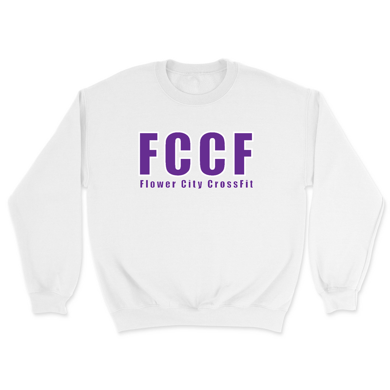 Mens 2X-Large WHITE Midweight Sweatshirt