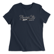 Womens 2X-Large NAVY Relaxed Jersey T-Shirt