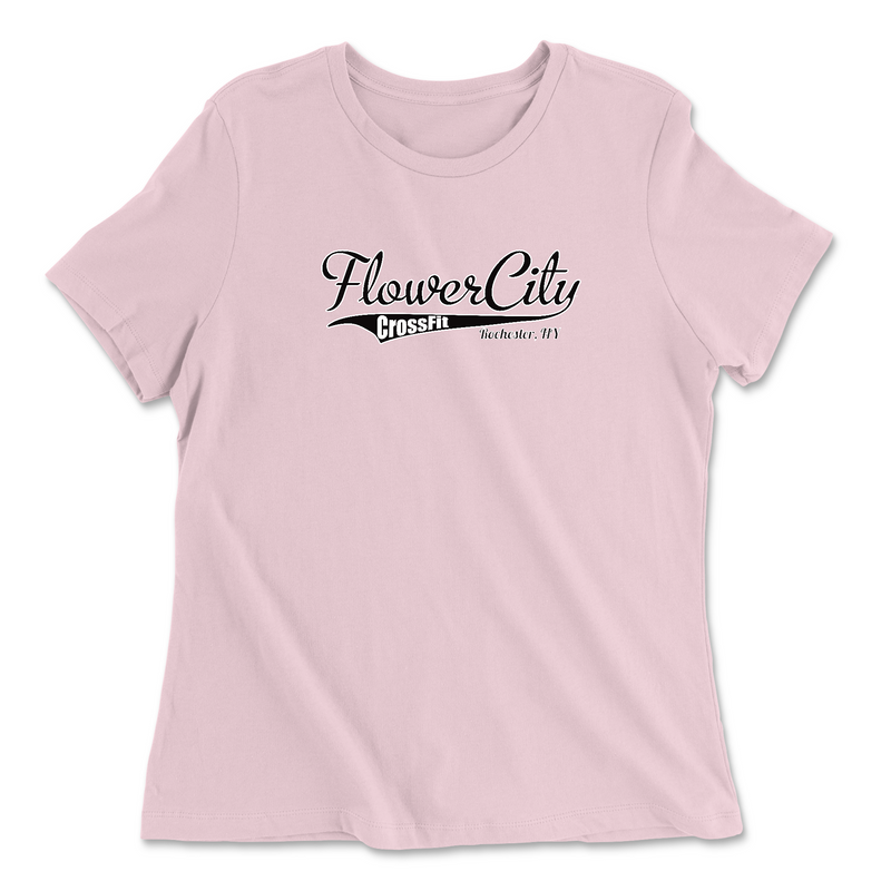 Womens 2X-Large PINK Relaxed Jersey T-Shirt