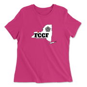 Womens 2X-Large BERRY Relaxed Jersey T-Shirt