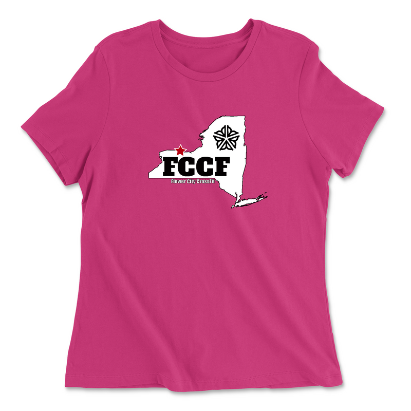 Womens 2X-Large BERRY Relaxed Jersey T-Shirt