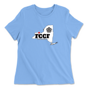 Womens 2X-Large CAROLINA_BLUE Relaxed Jersey T-Shirt