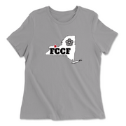 Womens 2X-Large SOLID_ATHETIC_GREY Relaxed Jersey T-Shirt