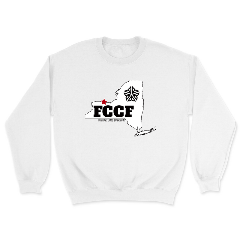 Mens 2X-Large WHITE Midweight Sweatshirt