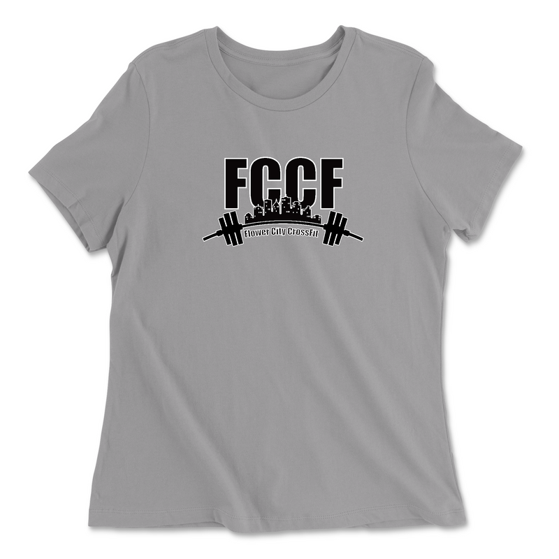 Womens 2X-Large SOLID_ATHETIC_GREY Relaxed Jersey T-Shirt
