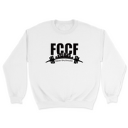 Mens 2X-Large WHITE Midweight Sweatshirt