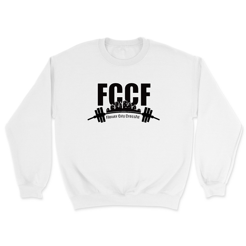 Mens 2X-Large WHITE Midweight Sweatshirt