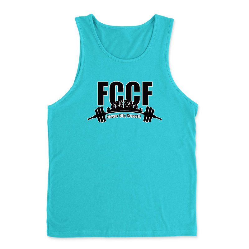 Mens 2X-Large TAHITI_BLUE Tank Top