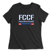 Womens 2X-Large BLACK Relaxed Jersey T-Shirt