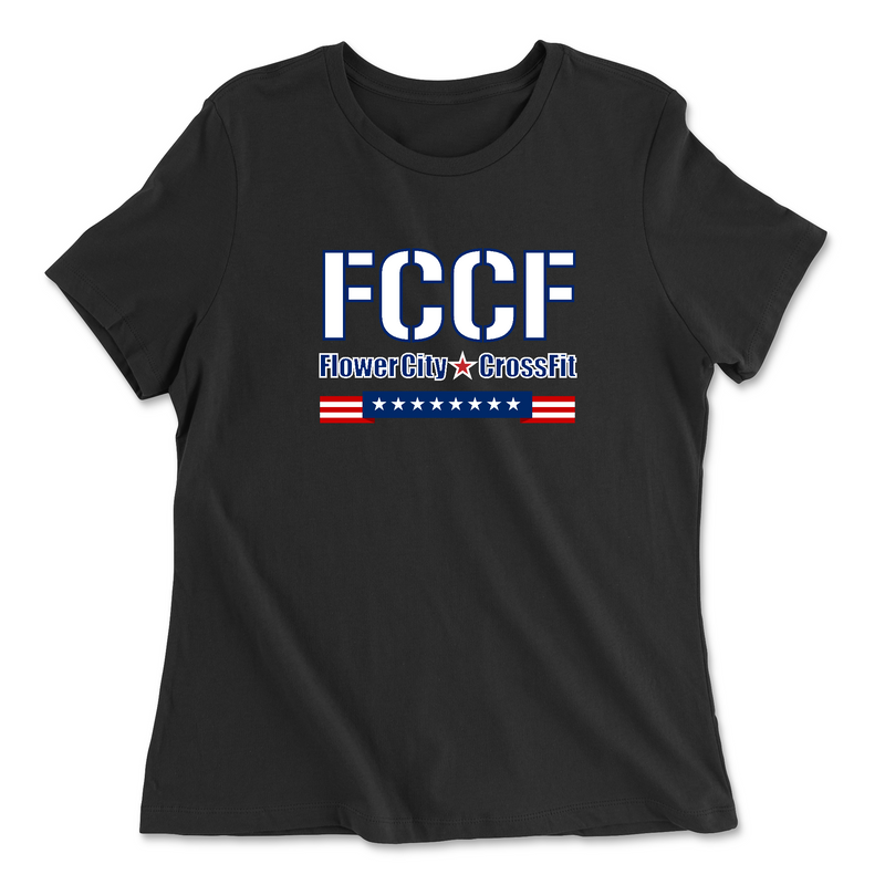 Womens 2X-Large BLACK Relaxed Jersey T-Shirt