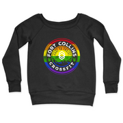 Womens 2X-Large BLACK CrewNeck