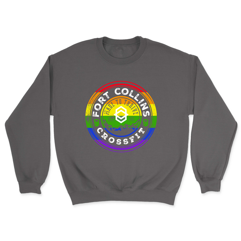 Mens 2X-Large CHARCOAL Midweight Sweatshirt