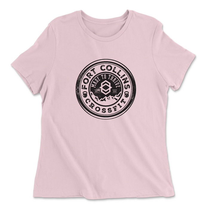 Womens 2X-Large PINK Relaxed Jersey T-Shirt