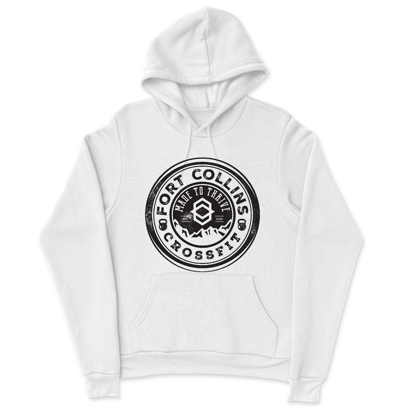 Mens 2X-Large WHITE Hoodie