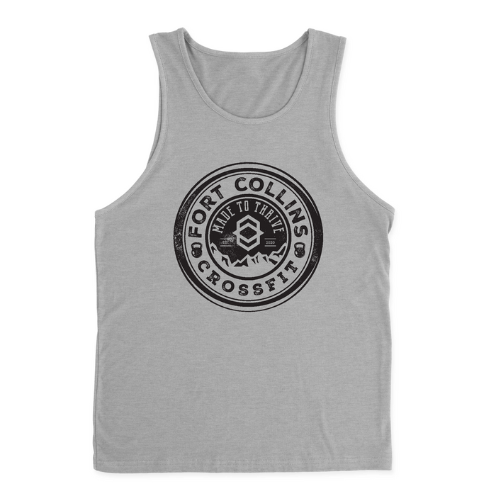 Mens 2X-Large HEATHER_GRAY Tank Top