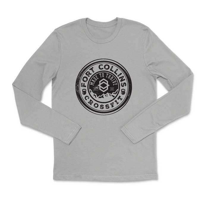 Mens 2X-Large HEATHER_GRAY Long Sleeve