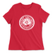 Womens 2X-Large RED Relaxed Jersey T-Shirt