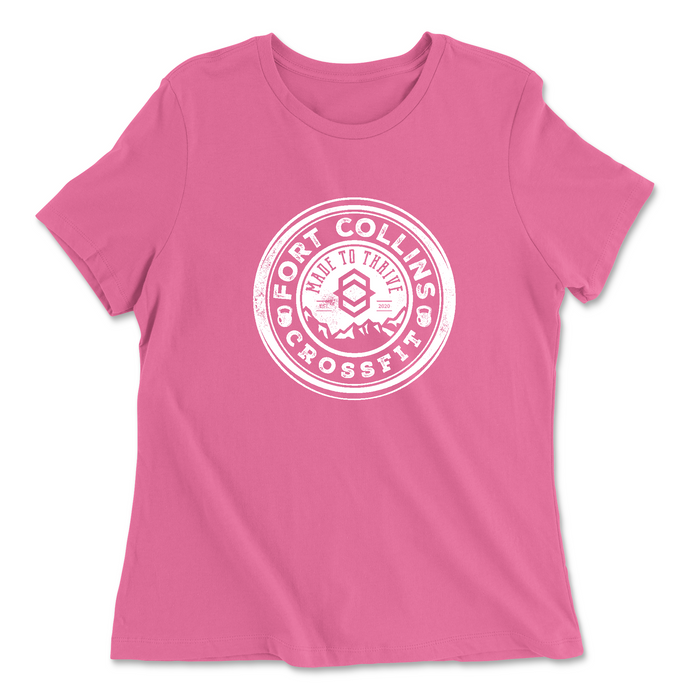 Womens 2X-Large CHARITY_PINK Relaxed Jersey T-Shirt