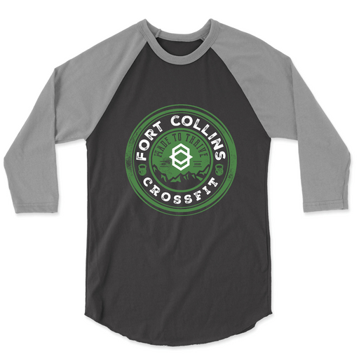 Mens 2X-Large VINTAGE_SMOKE_GRAPHITE_HEATHER 3/4 Sleeve