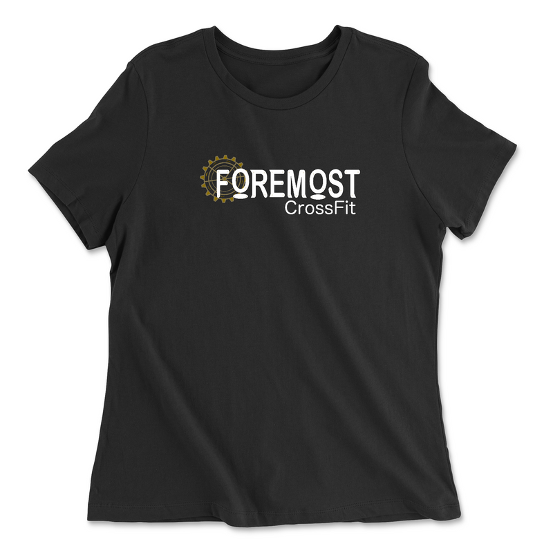 Womens 2X-Large BLACK Relaxed Jersey T-Shirt