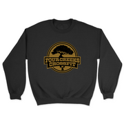 Mens 2X-Large BLACK Midweight Sweatshirt