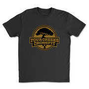 Mens 2X-Large BLACK T-Shirt