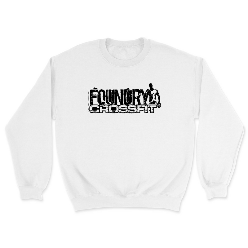 Mens 2X-Large WHITE Midweight Sweatshirt
