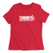 Womens 2X-Large RED Relaxed Jersey T-Shirt