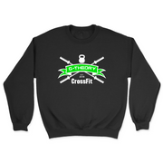 Mens 2X-Large BLACK Midweight Sweatshirt