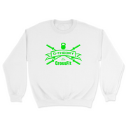 Mens 2X-Large WHITE Midweight Sweatshirt