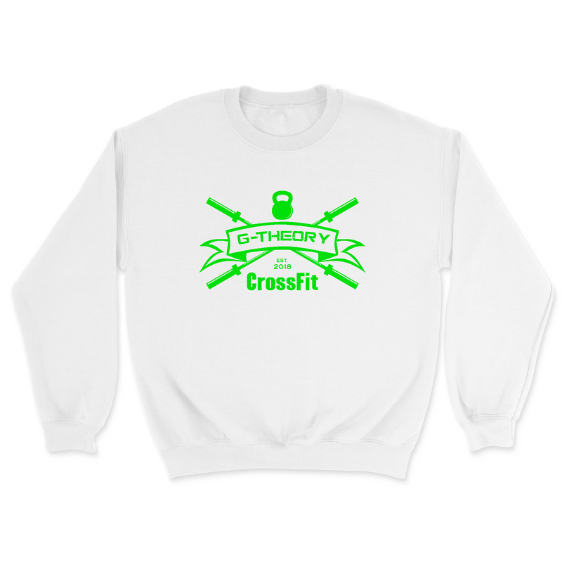 Mens 2X-Large WHITE Midweight Sweatshirt